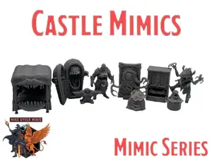 DnD TTRPG Castle Mimic Miniatures