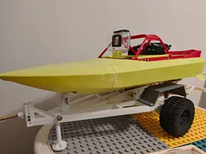 A very big trailer Ragnarok RC 船拖车