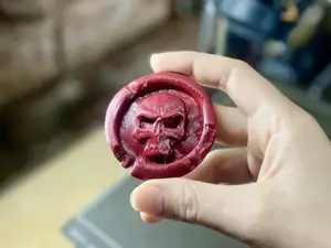 Space marine Purity Seal badge magnet