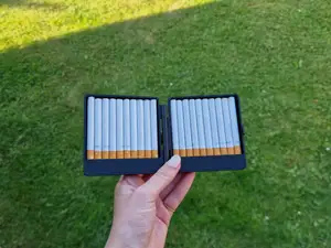 Cigarette case print in place (almost)