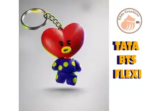 TATA BTS FLEXI KEYCHAIN