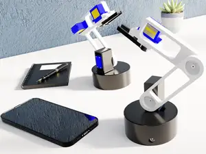 Robotic Arm 3 Axis Connected