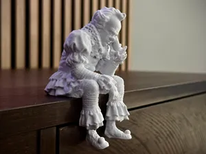 Sad Pennywise (IT) Clown on a ledge figurine!