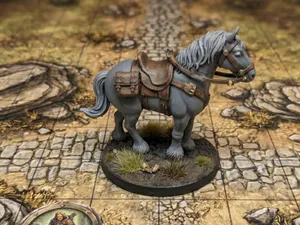 DnD miniature Riding Horse