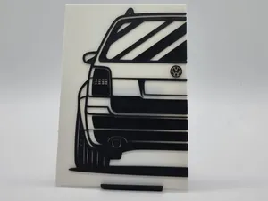 2D Wall Art VW Passat B5 Kombi