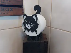 ToiCAT die Toilettenpapier Katze MIAU f. dein Bad