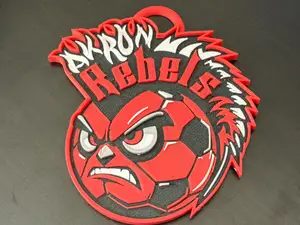 Akron Rebels Soccer - Medallion & Chains Oversized