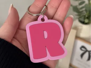 Chunky Initial Keyring – Customisable A–Z