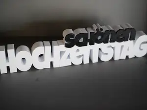 Schönen Hochzeitstag Schriftzug