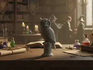 Wise Owl - Tabletop miniature NPC