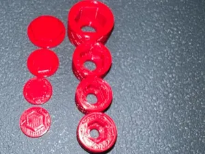 M4 Sechskant Schraubengriff mit Deckel