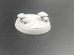 DnD Miniature Model Bases 32mm RPG - Mushrooms