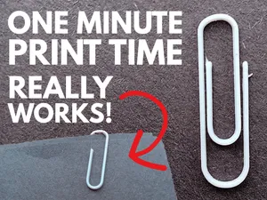 Paperclip (SUPERFAST 1 Minute print!)