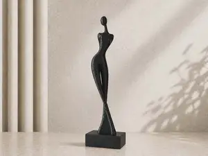 Abstract Minimalist Female Sculpture – Figure