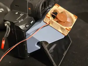 Cooling Fan for Sony alpha cameras (A7M3)