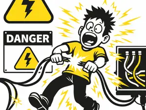 Panneau de signalisation – Danger Électrique