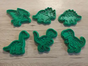 Dino cookie cutter set