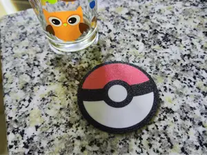 Pokemon Coaster Pokeball D70mm