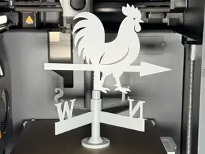 Functional Wind Direction Indicator Rooster