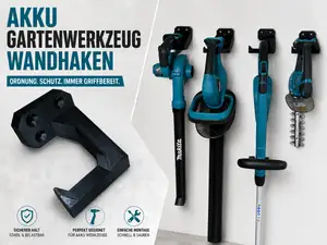 Akku Gartenwerkzeug Wandhalter