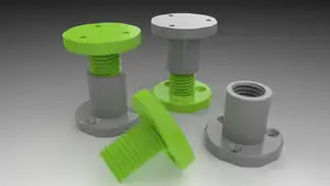 Adjustable Support / Furniture Leg (Easy to print)