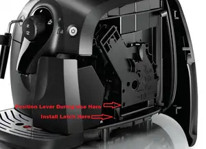 Saeco Xsmall Brew Group Latch Philips HD8645