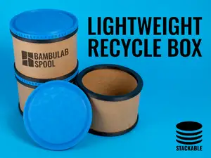 Lightweight Recycled Box | Stackable