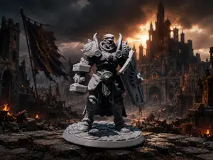 Ironclad Oathbreaker – Divine Cleric 42mm D&D