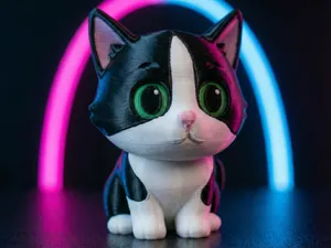 Miniatura 3D - Gato Frajola