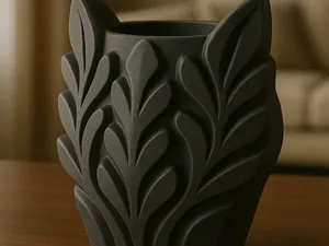 Vase Art – totem organizer pot with tribal vibe