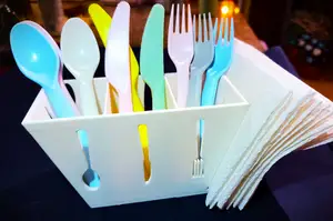 tabletop cutlery/napkin holder