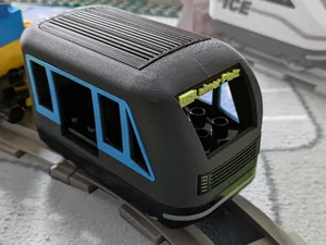 Duplo compatible Train - MVG Munich Subway U-Bahn