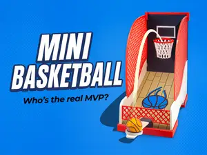 Mini Basketball - Fast-paced Tabletop Arcade Game