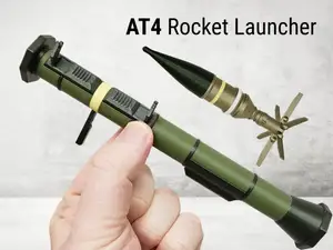AT4 Rocket Launcher with Rocket | 1:6 Scale Model