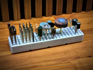 Gridfinity Dremel Bit Holder / Tray / Organizer