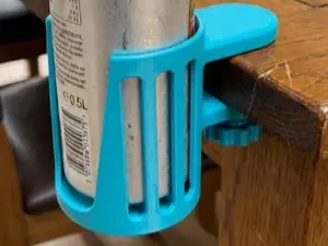 Universal Clamp-On Can Holder - Desk Mount