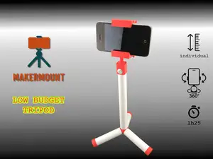 MakerMount – The Minimalist DIY Smartphone Tripod