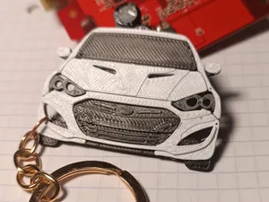 Hyundai Genesis Coupe facelift (2011) keychain