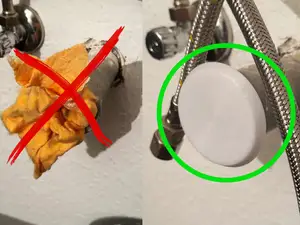 Geruchsverschluss für Abflussrohre 40 mm innen