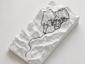 北京延庆国家高山滑雪中心 微缩模型
