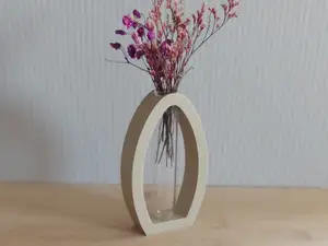 Modern Oval Test Tube Vase & Propagation Station