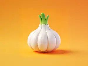 大蒜-蔬菜微缩食玩系列-儿童过家家涂色玩具
