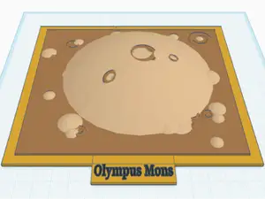 Olympus Mons model