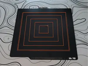 first layer square test print | bed leveling