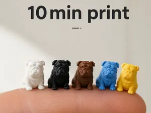 Mini English Bulldog – Fast Print Detailed Puppy