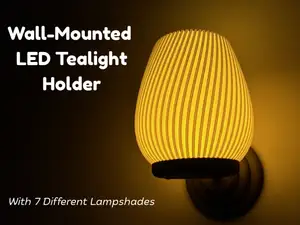 Wall-Mounted LED Tealight Holder