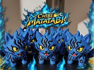 Two Tails Tiger - Inspired chibi Matatabi