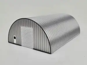 N Scale Quonset Hut Metal Building