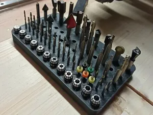 CNC Router Bit & ER Collet Organizer