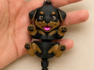 rottweiler keychain